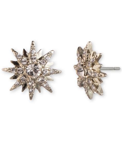 givenchy earrings cz star|Givenchy crystal earrings.